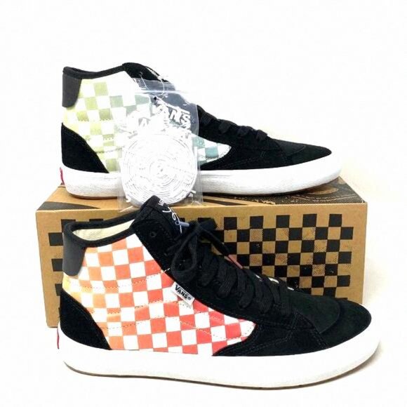 💖MEGA SALE💖VANS The Lizzie Checkerboard Multi Men’s VN0A4BX1BML Canvas - Picture 2 of 12